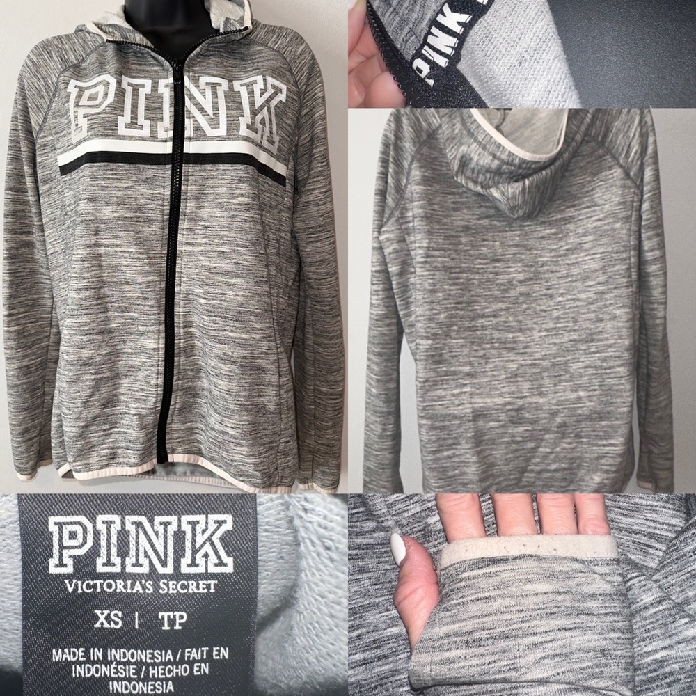 Victoria’s Secret pink collection zip up size small